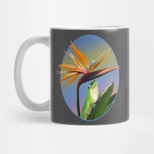 Bird of paradise day gecko Mug